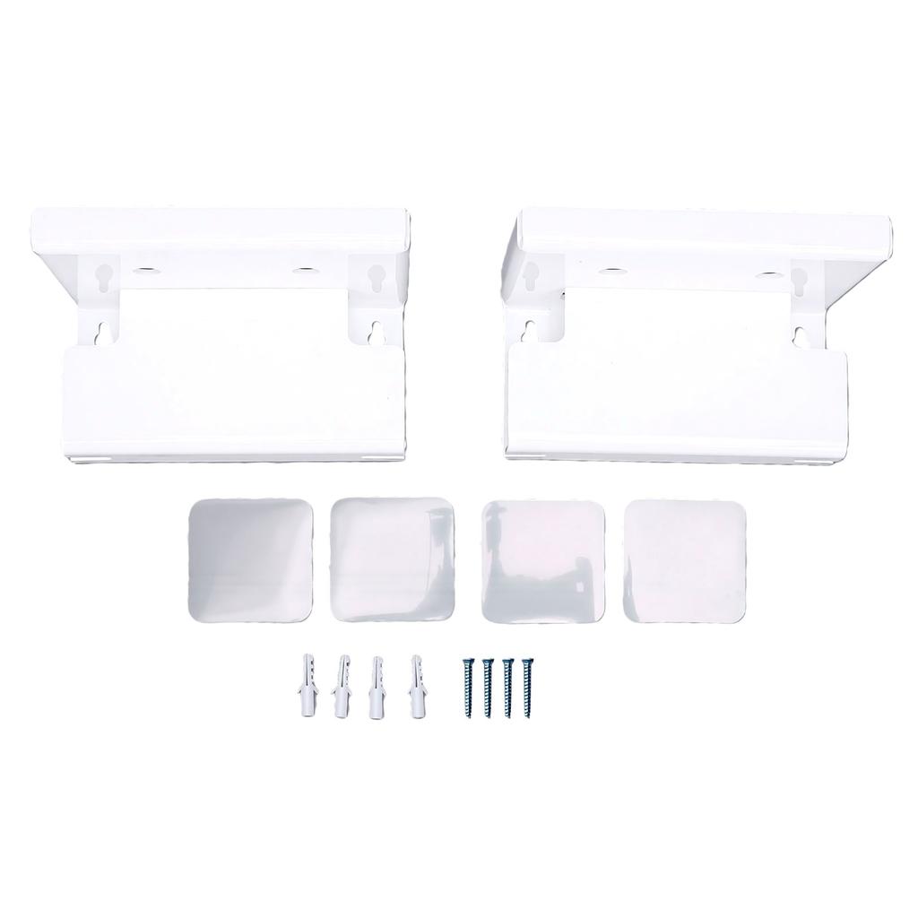 2PCS Electric Toothbrush Holder Acrylic Wall Mounted Electric Toothbrush Stand with Cord Organizer for Bathroom Vanity