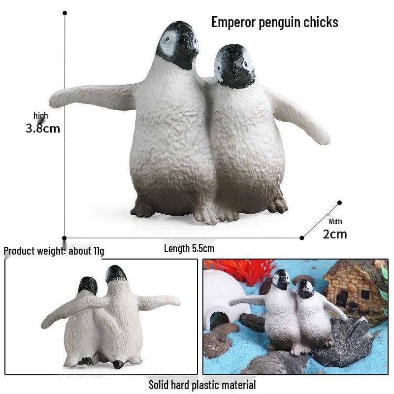 Realistic Polar Animal Toy Set: Polar Bear, Ferret, Reindeer, Seal, Orca, Arctic Hare, Walrus Figurines.