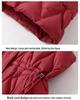 Women's Mid-Length Hooded Thick Cotton Vest - Autumn/Winter Korean Style Plus Size Gilet Jacket