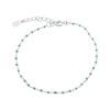 Silver Bracelet with Enamel, Item Weight 0.86 G (2215349)