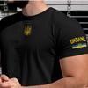 T-shirt Ucraina T-shirt Ucraina T-shirt Zelensky Felpa da Uomo Manica Corta Girocollo Regu