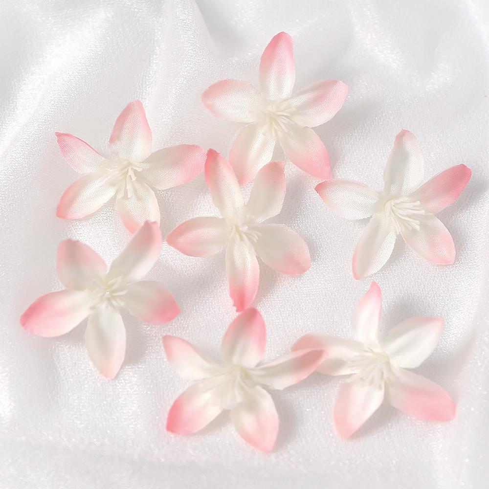 50/100 Stück Fünf-Sterne-Blume Künstlicher Blumenkopf Für Blumenwand Pflanze DIY Heimzimmer Dekoration Girlande Geschenk Hochzeitstischdeko