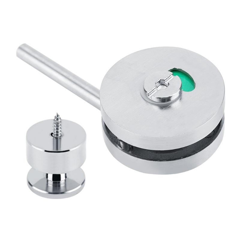 Zinc Alloy Door Lock Bolt Vacant Engaged Privacy Indicator Lock For Public Toilet Restroom
