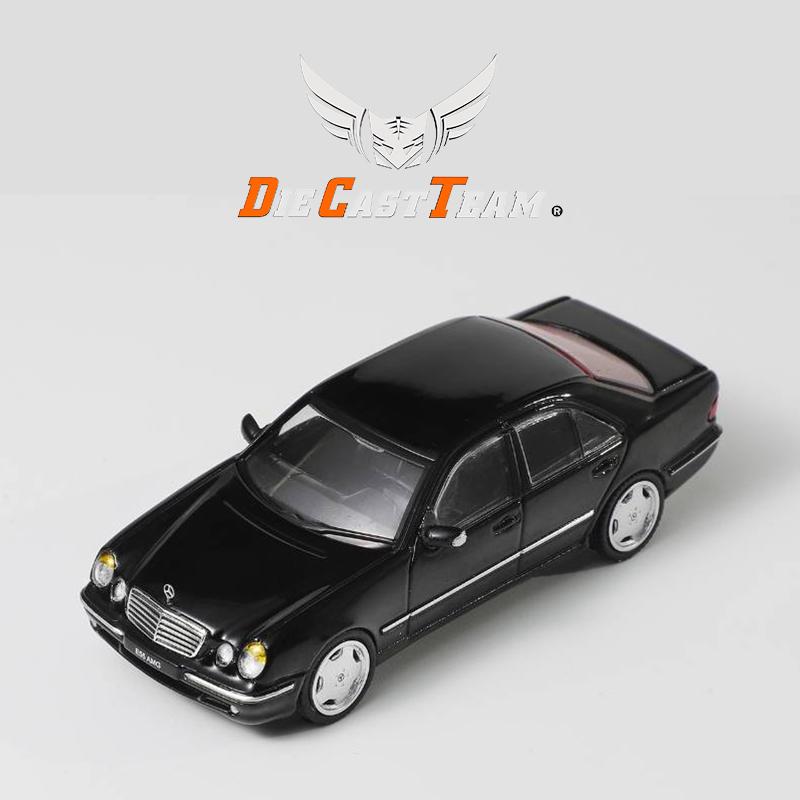 DCT/Shadow 1/64 Mercedes-Benz E55 AMG (W210) Car Alloy Toys Motor Vehicle Diecast Metal Model Kids Xmas Gift Toys for Boys