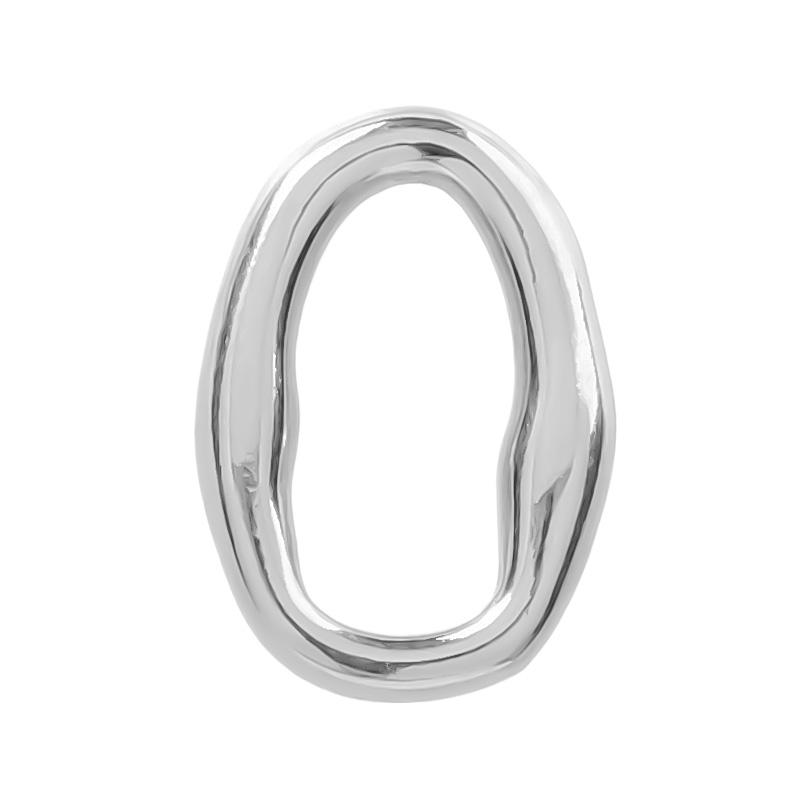 100% Stainless Steel Heart Charms For Jewelry Making Bracelets Earrings Accessories 6pcs/Lot Silver Color Irregular Pendant Bulk