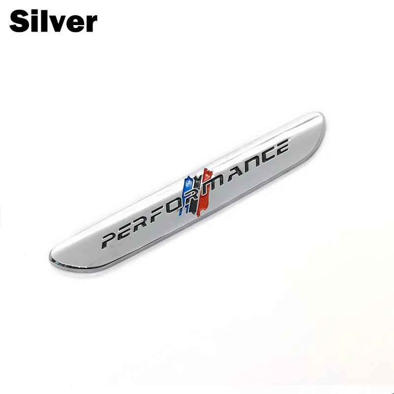 Metal Performance Car Side Fender Rear Trunk Emblem Badge Sticker Decals M 1 3 4 5 6 7 Car Decorations Stlying