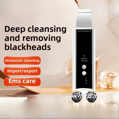 Household Ultrasonic Leather Shovel Machine Beauty Instrument Facial Exfoliation Blackhead Instrument EMS Roller Micro Current Massage Instrument