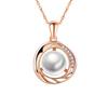 Luxurious Korean-Style Pearl Pendant Clavicle Chain - Elegant Gift for Girlfriend, Christmas 2024
