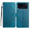 Hülle für iPhone 17 Pro - Leder/PU, Blau, Mit Kartenhalter