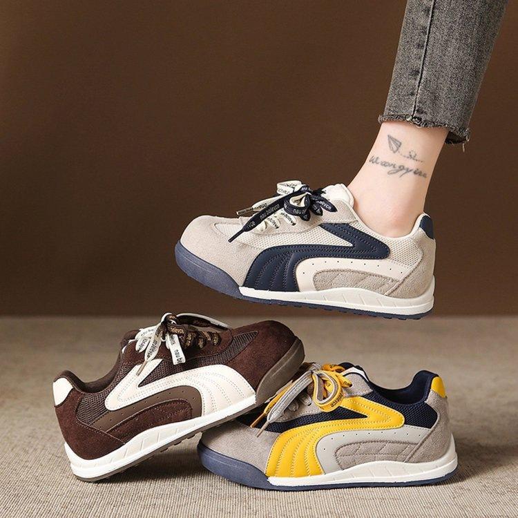 Thick-soled heightening German training shoes women's 2025 new autumn casual shoes versatile sports shoes popular running women's shoes