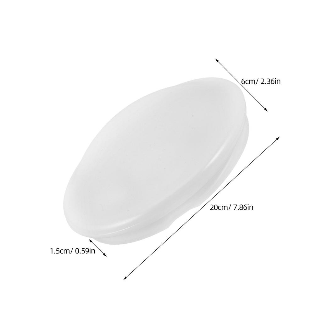 Einfach zu installierende Acryl-Deckenventilatorleuchte .5 Zoll Anschluss 9.5 Zoll Außendurchmesser Pilzstil Milchglas-Lichtabdeckung für Esszimmer