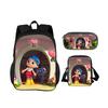True and the Rainbow Kingdom backpack, pencil case, shoulder bag, 3Pcs set, cartoon print, kindergarten, children and students