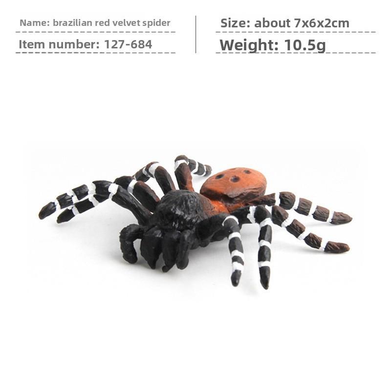 Spider Model Set With Plastic Material For Home Decor And Gift For Nature Lovers