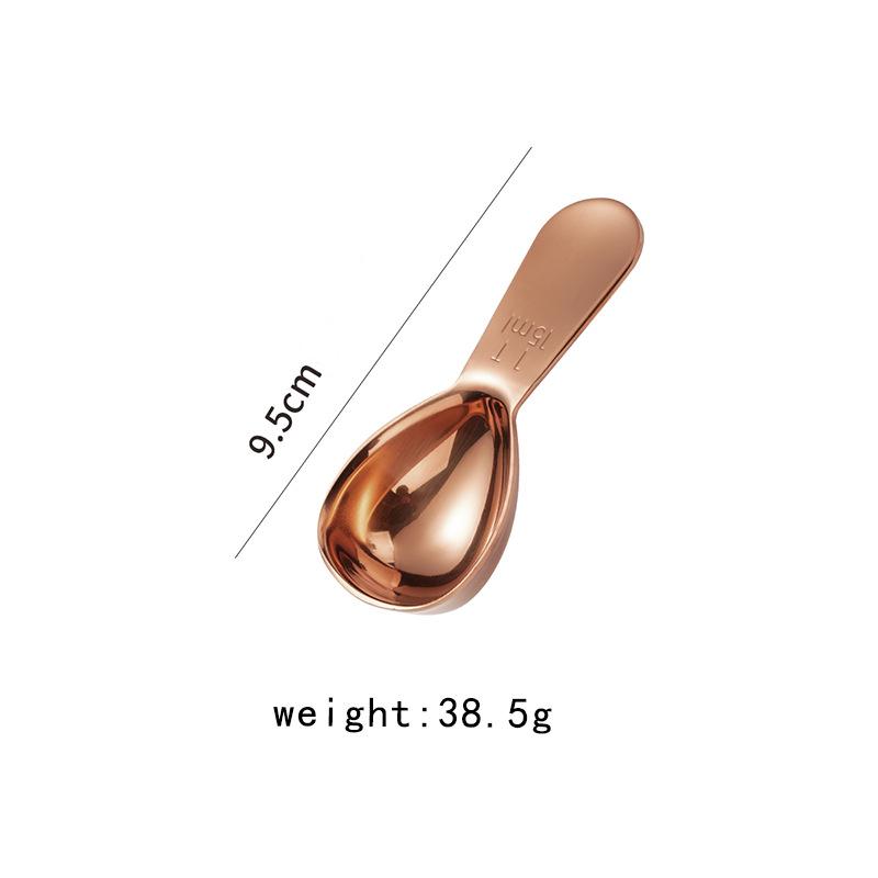 Kaffeelöffel aus Edelstahl 1 EL oder 2 EL Ergonomischer Esslöffel Backwerkzeuge