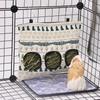Slow Feed Hanging Hay Feeder Hook-Secured Hay Storage Dispenser Premium Rabbit Hay Bag  Guinea Pigs