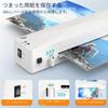 A4 Approximately Easy Jam Prevention Lever Laminator, Warm-up Time 1-2 Minutes, Operation, Compact, Anti-Waviness, Bubble-Free, (White)