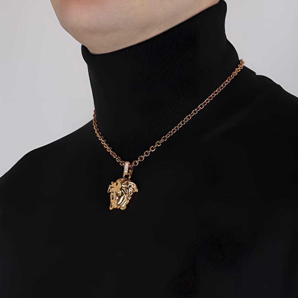 VERSACE La Medusa Pendant Necklace 102541044