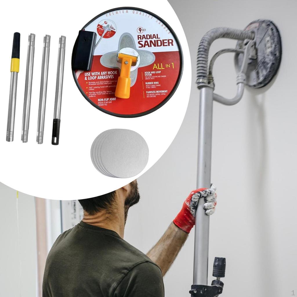 Drywall Pole Sander for Painting Prep Polishing Sanding Tool Ceilings