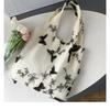 Embroidery Butterfly Leisure Travel Canvas Bag Large Capacity Shoulder Bag