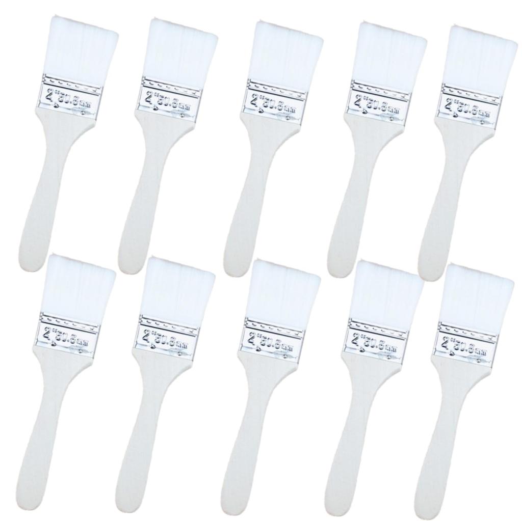 Crystal Craft Paint Perfect for Paint and More Brushes, 10-Piece Set, Painting, Colors, [50mm]