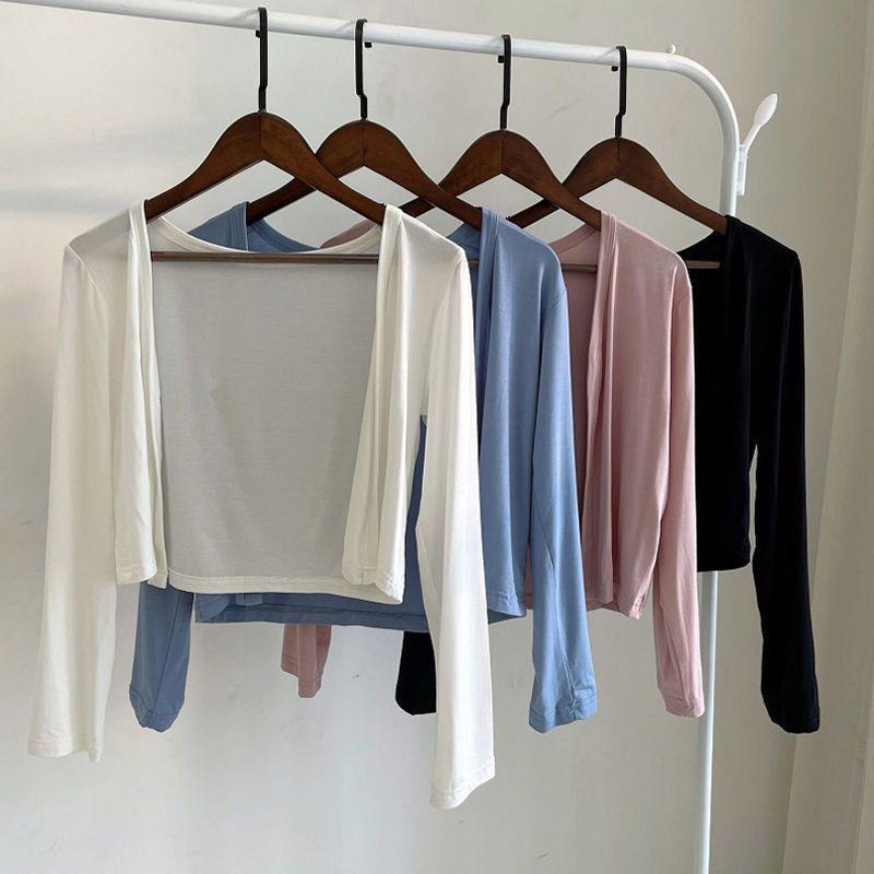 Women's Light Short Jacket - 2025 Sun Protection Cardigan, Soft, Airy Summer Layer, Shawl, Bolero Style