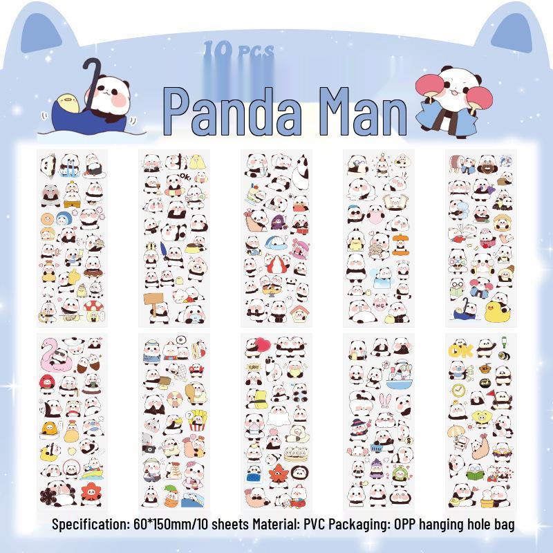 PET Cute Animal Stickers - Pet Planet Series for Journals & Children's Water Bottles