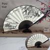 Silk Cloth Fans, Blank Folding Fans, , Custom Drawing and Calligraphy Fans, Men's Chinese Style, Ancient Style, Advertising, Calligraphy Fan, White