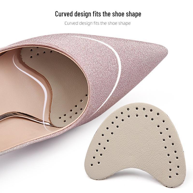 Leather High Heel Shock-Absorbing Anti-Slip Forefoot Pad