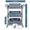 Plastic Hotel Dining Service Cart