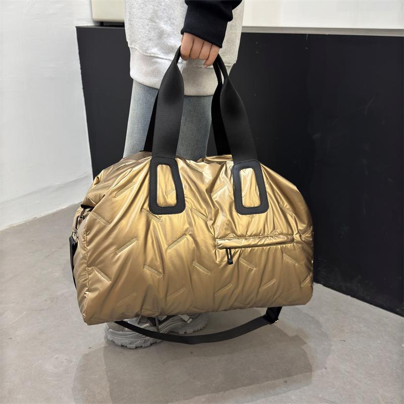 Borsa da viaggio di grande capacità, borsa per sport e fitness per il tempo libero a breve distanza, borsa yoga con separazione asciutto/bagnato, borsa a tracolla per pendolari