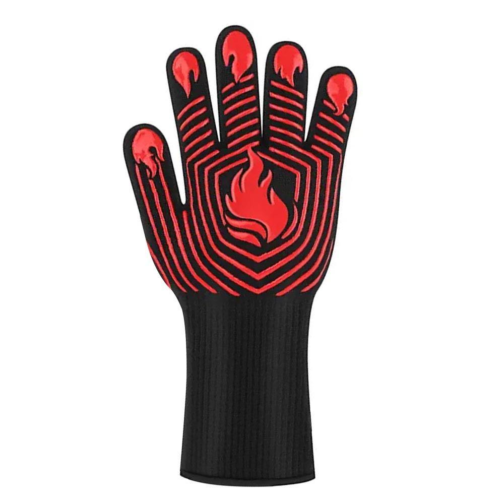 Oven Baking Cooking BBQ Gloves Fireproof Heat Insulation Glove High Temperature Resistance