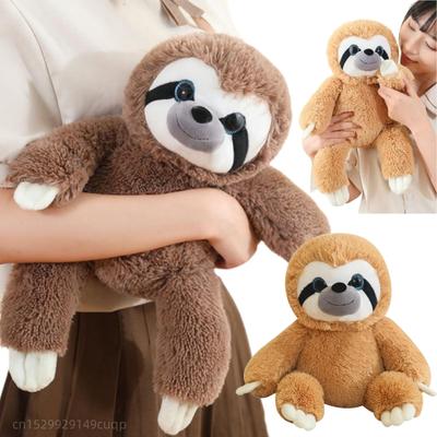 30/40cm Sevimli Simülasyon Tembel Hayvan Peluş Bebek Süper Yumuşak Yeni Hayvan Tembel Hayvan Peluş Bebek Yastık Erkek ve Kız Çocuklar için Noel Hediyesi