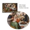 Large Vintage Oil Painting Poster The Bacchus Singers Funny Prints Hieronymus Bosch Canvas Painting Kitchen Wall Art Decoration