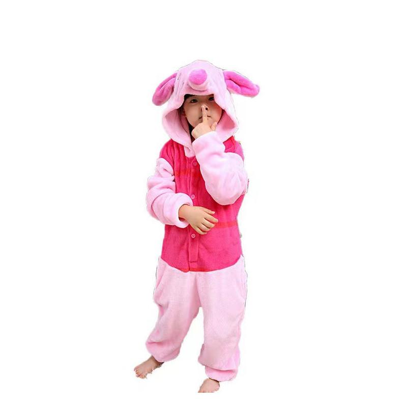 Piglet The Winnie Pooh Characters Unisex Fancy Dress Costume Pyjamasaa Hoodies