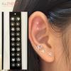 20 Patches Strass Pentagramm Ohr Akupunktur Aurikuläre Ohr Aufkleber Strass Massage Ohr Punkt Druck Pflaster Aurikulotherapie