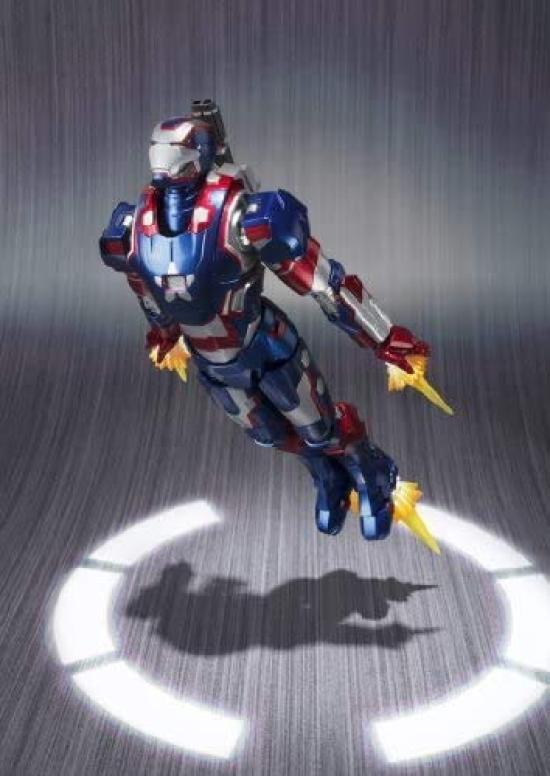TAMASHII NATIONS Iron Approximately and Painted Action Figure S.H.Figuarts Patriot, 160mm, PVC, ABS, Die-cast