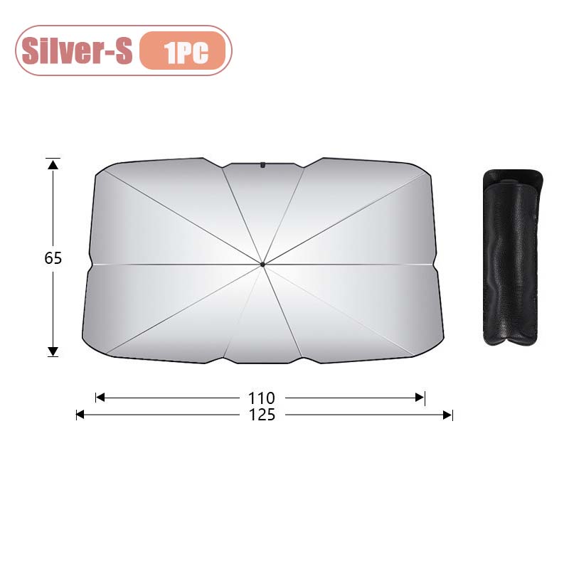 Universal Foldable Car Windshield Sunshade Front Window Sun Protection for SUV Sedan and Van Summer Heat Shield Auto Sun Visor