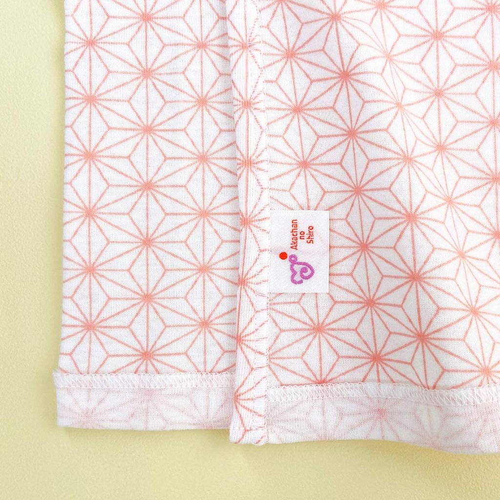 Dvoudílná souprava pro miminko s nízkou porodní hmotností z konopného listu růžová x jednobarevná vyrobeno pouze online [Baby Castle] potřeby, spodní prádlo, 2, 45, Japonsko,