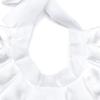 Food made in set for shrine visit baby [Kyoetsu] set, Japan, 2-piece (hat, bib), (white)