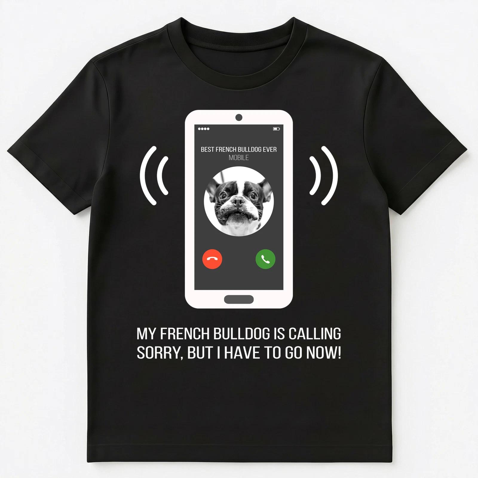 Funny French Bulldog Dog Unisex T-Shirt S