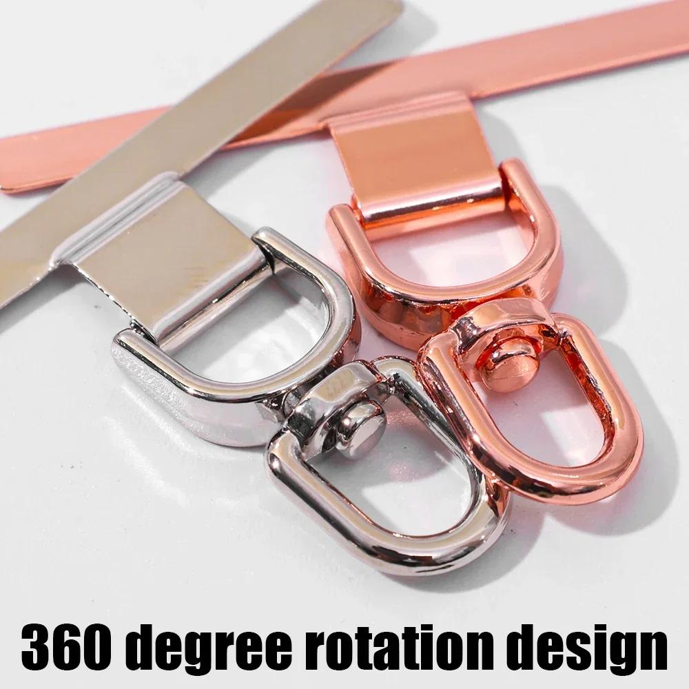1-4Pcs Upgraded 360 Degree Rotatable Luxury Metal Gasket Phone Lanyard Patch Stainless Steel 0.3mm Cellphone Straps Tether Tabs