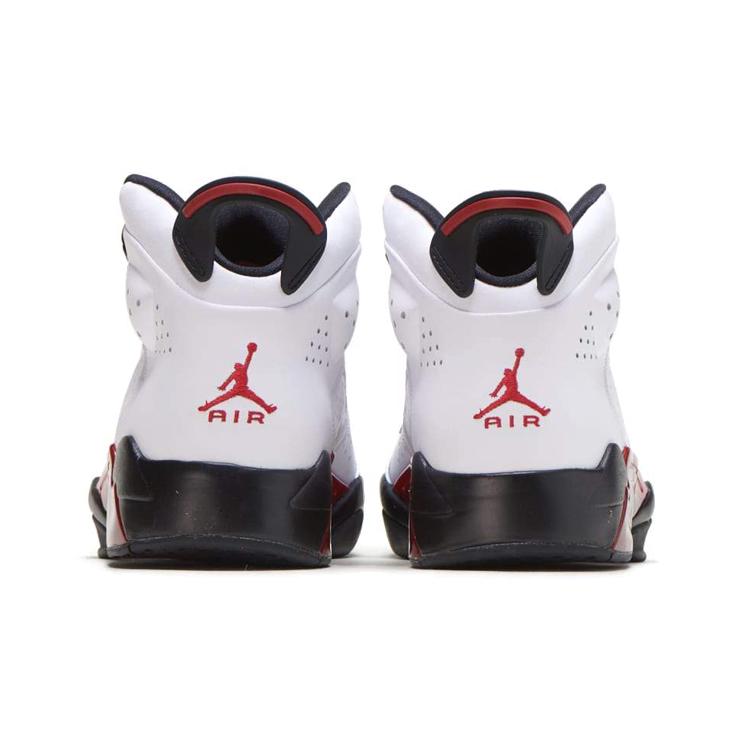 New Jordan 6 17 23 White Gym Red GS 428818-100