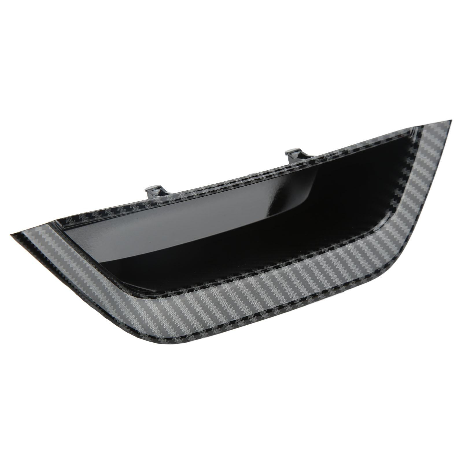 

Front Left Inner Door Handle Pull Trim Driver Side Door Armrest Cover Replacement for F25 F26 X3 X4 2011‑2017 LHDCarbon