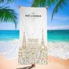 Champagner Logo M-Moet C-Chandon Mikrofaser Bedrucktes Strandtuch Bergsteigen Yoga Strand Schwimmen Laufen Saugfähig Weich