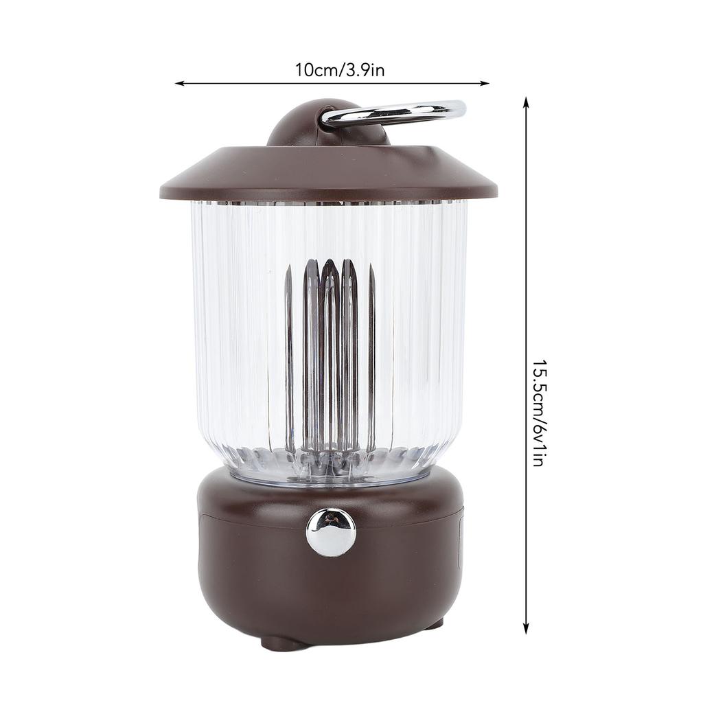 260ML Retro Lantern Humidifier with Light Quiet Multifunction Vintage Camping Lamp Aromatherapy Diffuser Essential Oil Diffuser