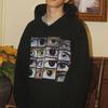 Herbst Winter Frauen Harajuku Stil Trend Y2K Eye Print Mit Kapuze Sport Langarm Pullover Hoodies