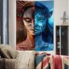AAvatar TThe WWay OOf WWater Anime Tapestry Hanging Tarot Hippie Wall Rugs Dorm Wall Hanging Sheets