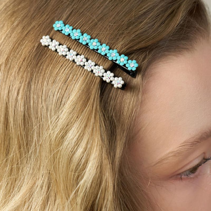 

FANTASTIC PLANET beads flower garden hair pin (2colors) PEARL