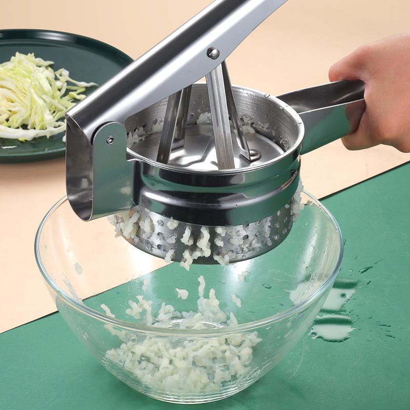 Manual Juicer Stainless Steel Handheld Citrus Press Orange Pomegranate Lemon Vegetable Squeezer Potato Masher Kitchen Gadget