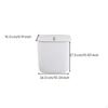 Hanging Trash Can, Large Capacity Waste Bin, Kitchen Cabinet, Space Saving Small